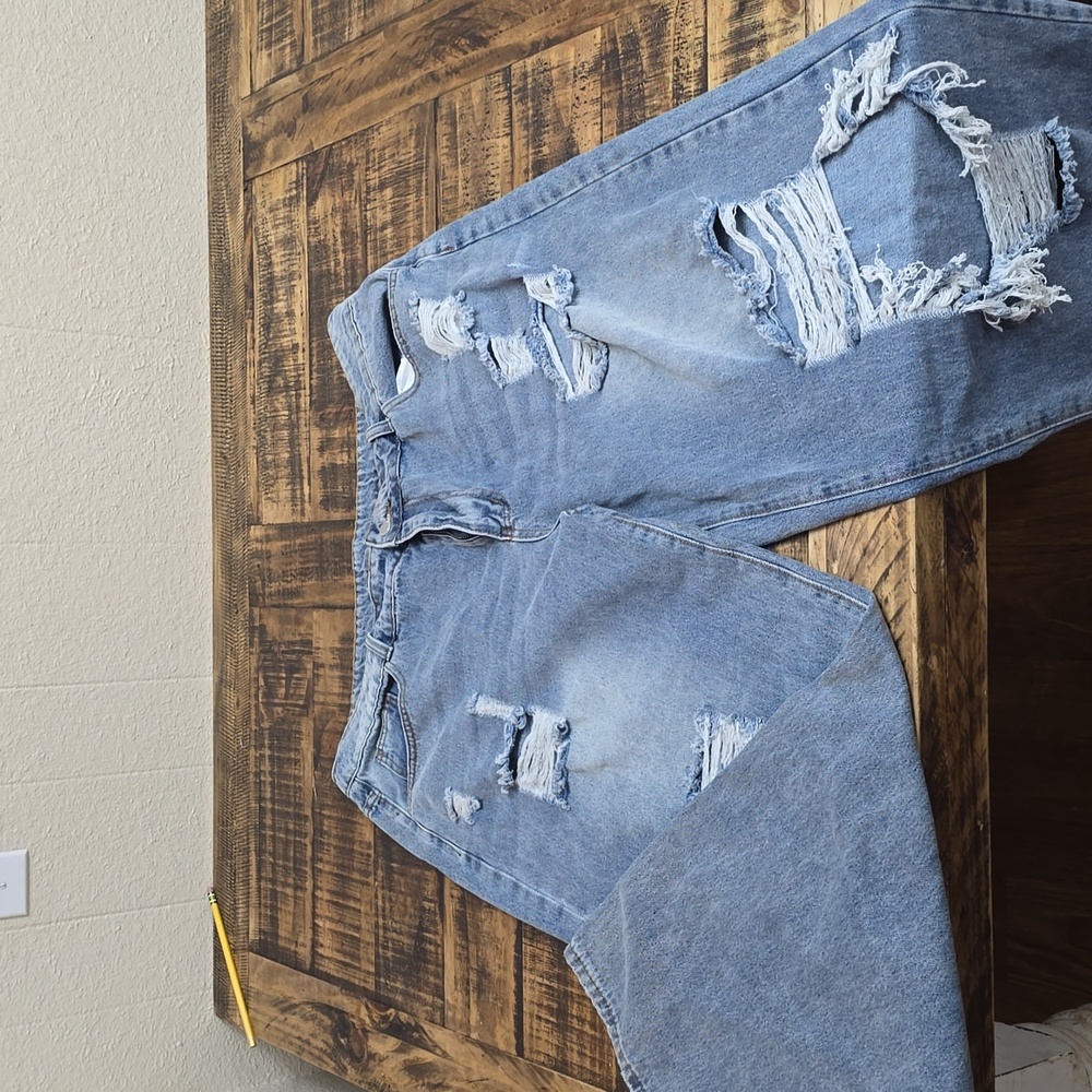 Womens shein curve denim jeans size 2xl (16)